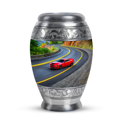 Black Car Cremation Urns - Enduring Blessing 10-inch, 200 cu in - Yatskia