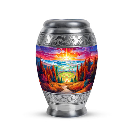 Personalized Baseball Cremation Urns - Eminent Red 10-inch, 200 cu in - Yatskia