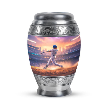 Personalized Magnificent Baseball Cremation Urns - Pink 10-inch, 200 cu in - Yatskia