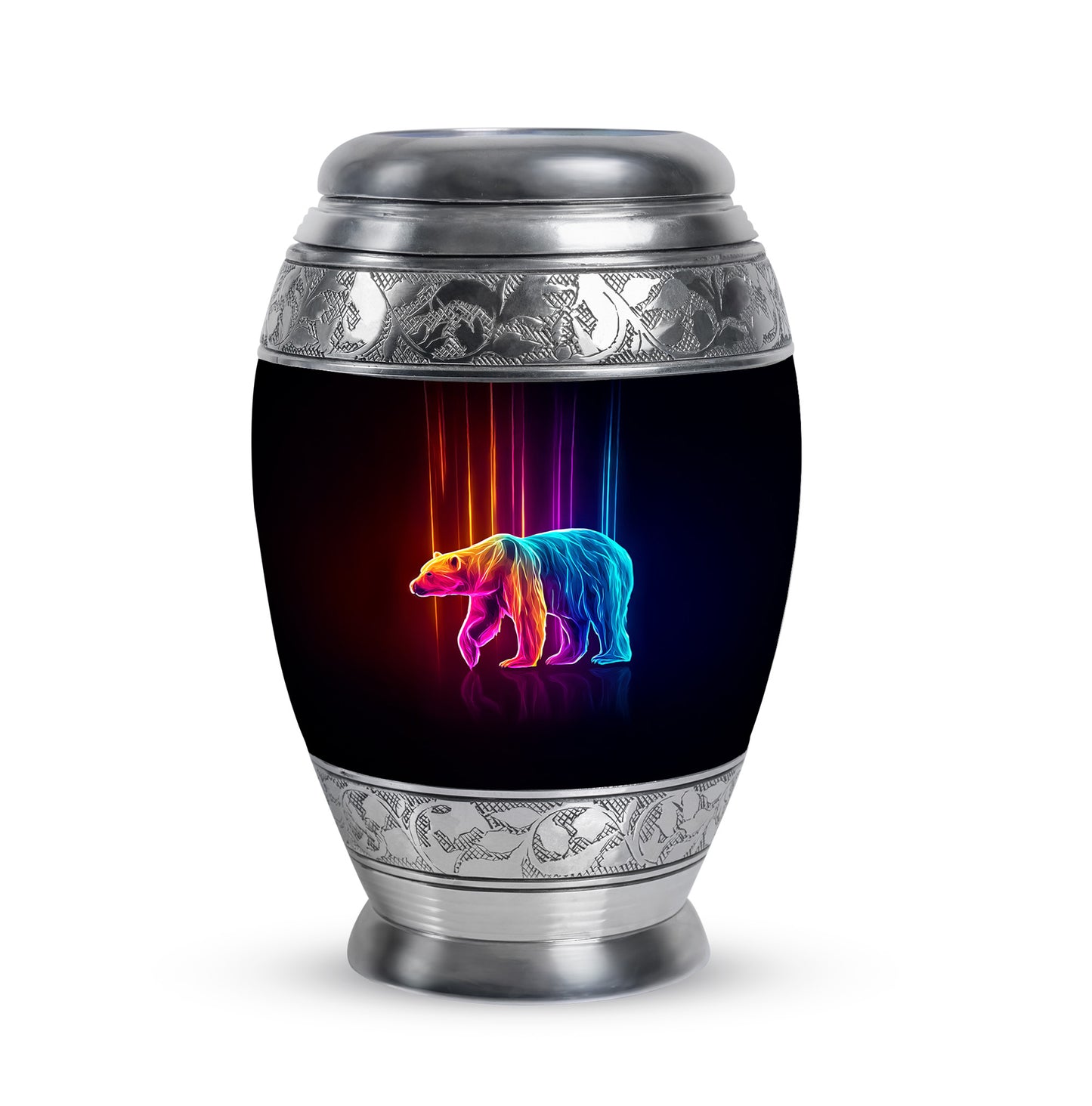 Black Bear Cremation Urns - Honored Haven 10-inch, 200 cu in - Yatskia