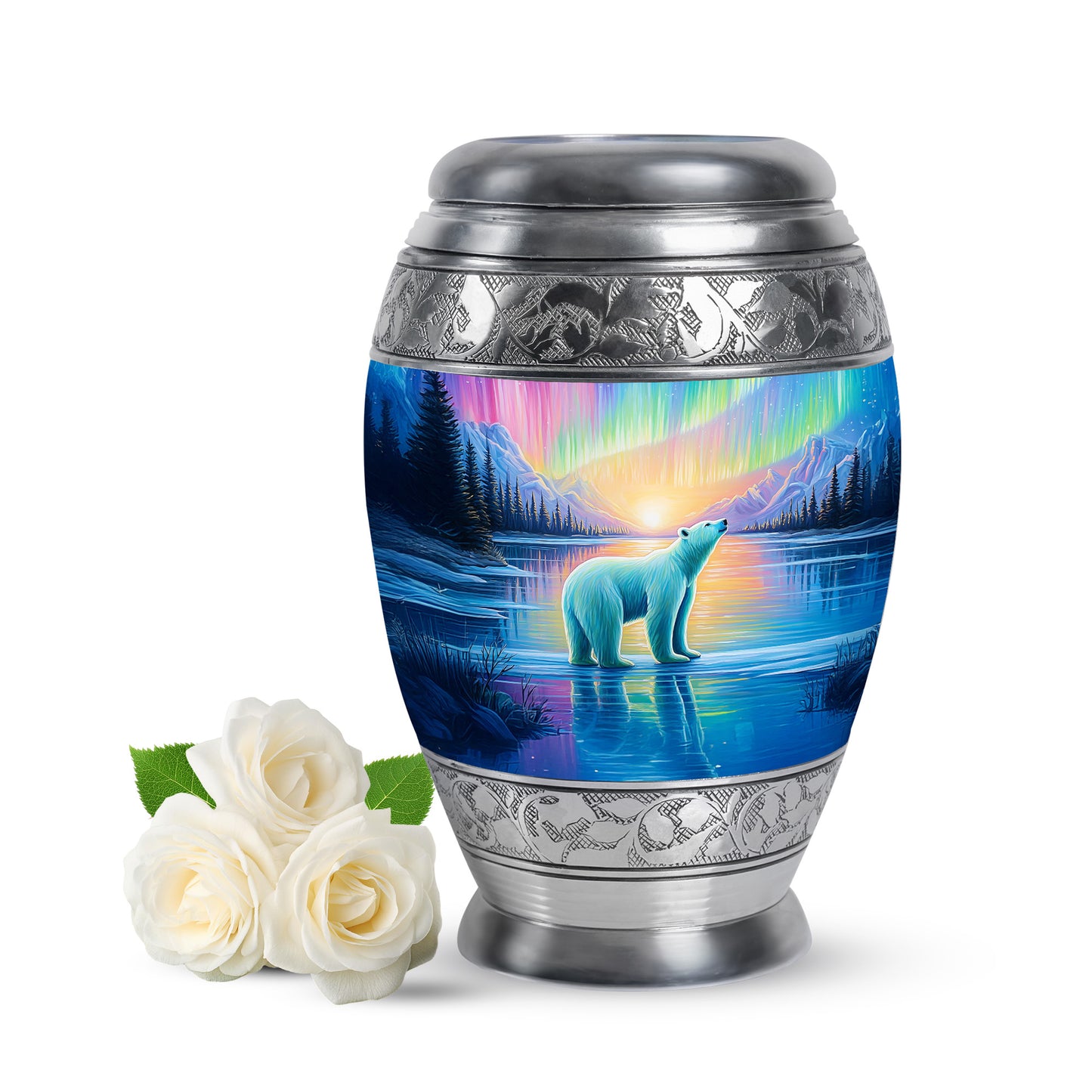 Personalized Gold Bear Cremation Urns for Ashes - Enchanting 10-inch - Yatskia