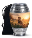 Lion Cremation Urn for Ashes - Lion Funeral Urn for Men Ashes