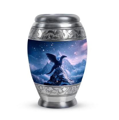 Blue Dragon Cremation Urns - Imperial Tribute 10-inch, 200 cu in - Yatskia
