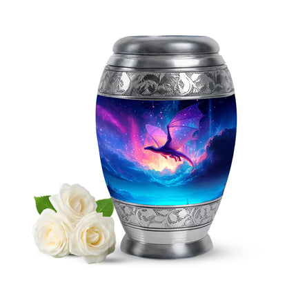 Sublime Dragon Cremation Urns for Human Ashes - Blue 10-inch - Yatskia