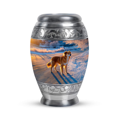 Blessed Dog Cremation Urns for Human Ashes - Blue 10-inch - Yatskia