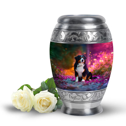 Green Treasured Dog Cremation Urns for Human Ashes - 10-inch, 200 cu in - Yatskia