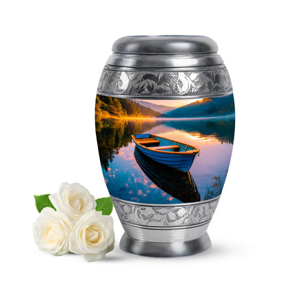 Regal Boat Memorial Cremation Urns - Teal 10-inch, 200 cu in - Yatskia