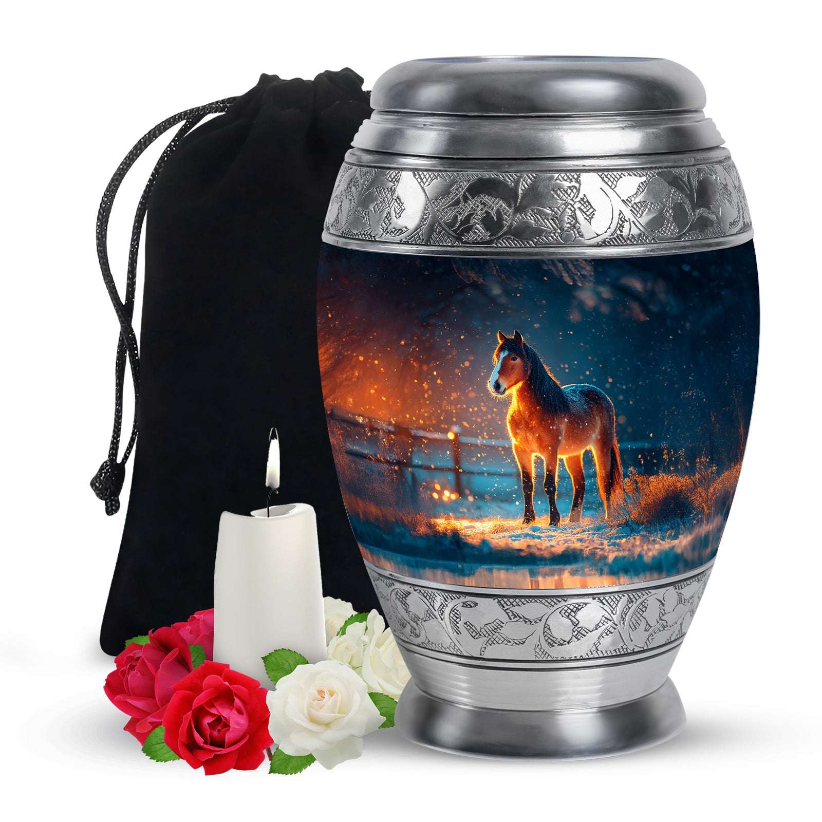 Horse Funeral Urns For Human Ashes – Keepsake Urns For Men Ashes