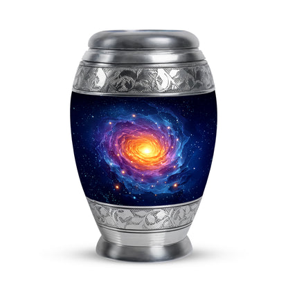 Blue Galaxy Cremation Urns - Imperial Devotion 10-inch, 200 cu in - Yatskia