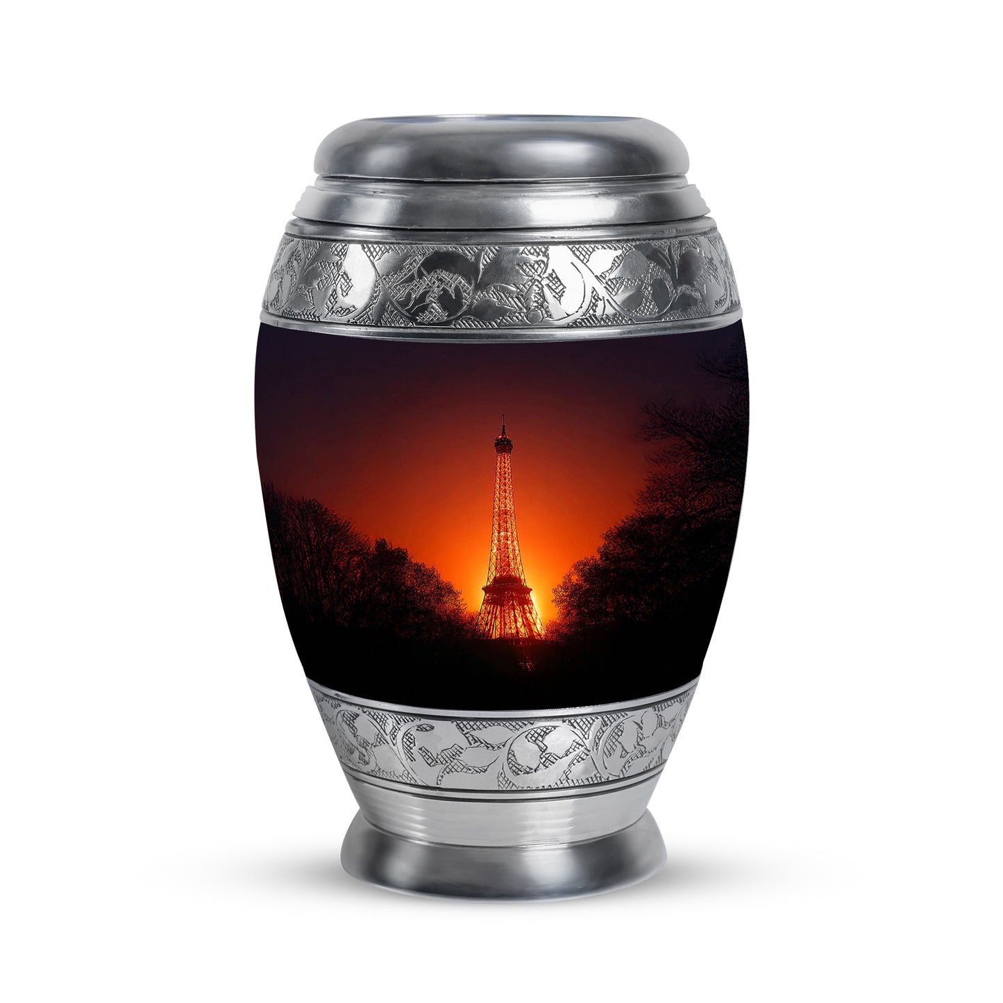 Distinguished Pink Eiffel Tower Cremation Urn for Ashes - 10-inch, 200 cu in - Yatskia