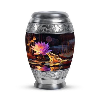 Black Frog Heritage Cremation Urns for Human Ashes - 10-inch, 200 cu in - Yatskia