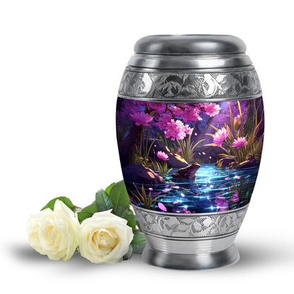 Pink Venerable Frog Cremation Urns for Human Ashes - 10-inch, 200 cu in - Yatskia