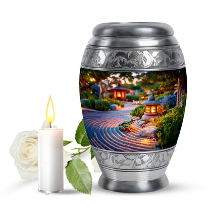 Personalized Elegant Frog Cremation Urns - Gold 10-inch, 200 cu in - Yatskia