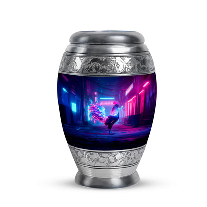 Illustrious Hen Memorial Cremation Urns - Blue 10-inch, 200 cu in - Yatskia