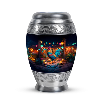 Black Hen Cremation Urns - Enduring Remembrance 10-inch, 200 cu in - Yatskia