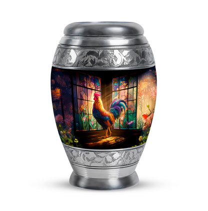 Everlasting Black Hen Legacy Urn for Human Ashes - 10-inch, 200 cu in - Yatskia