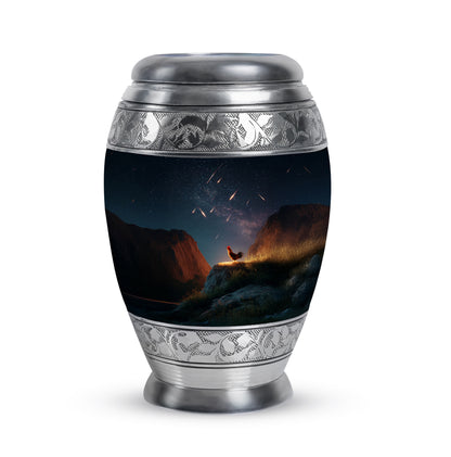 Personalized Blue Hen Cremation Urns for Ashes - Majestic 10-inch - Yatskia