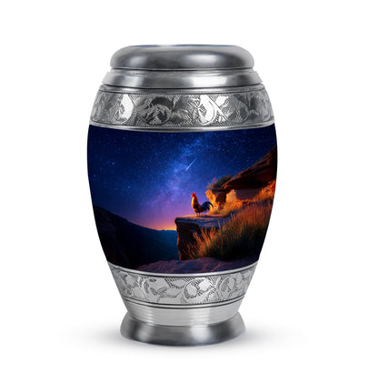 Personalized Blue Hen Cremation Urns for Ashes - Captivating 10-inch - Yatskia