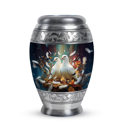 Black Dove Cremation Urns - Enduring Memorial 10-inch, 200 cu in - Yatskia