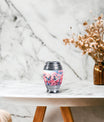 Blue Butterfly Cremation Urns - Pink Floral Urn Tribute For Women and Men
