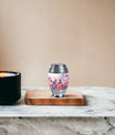 Blue Butterfly Cremation Urns - Pink Floral Urn Tribute For Women and Men