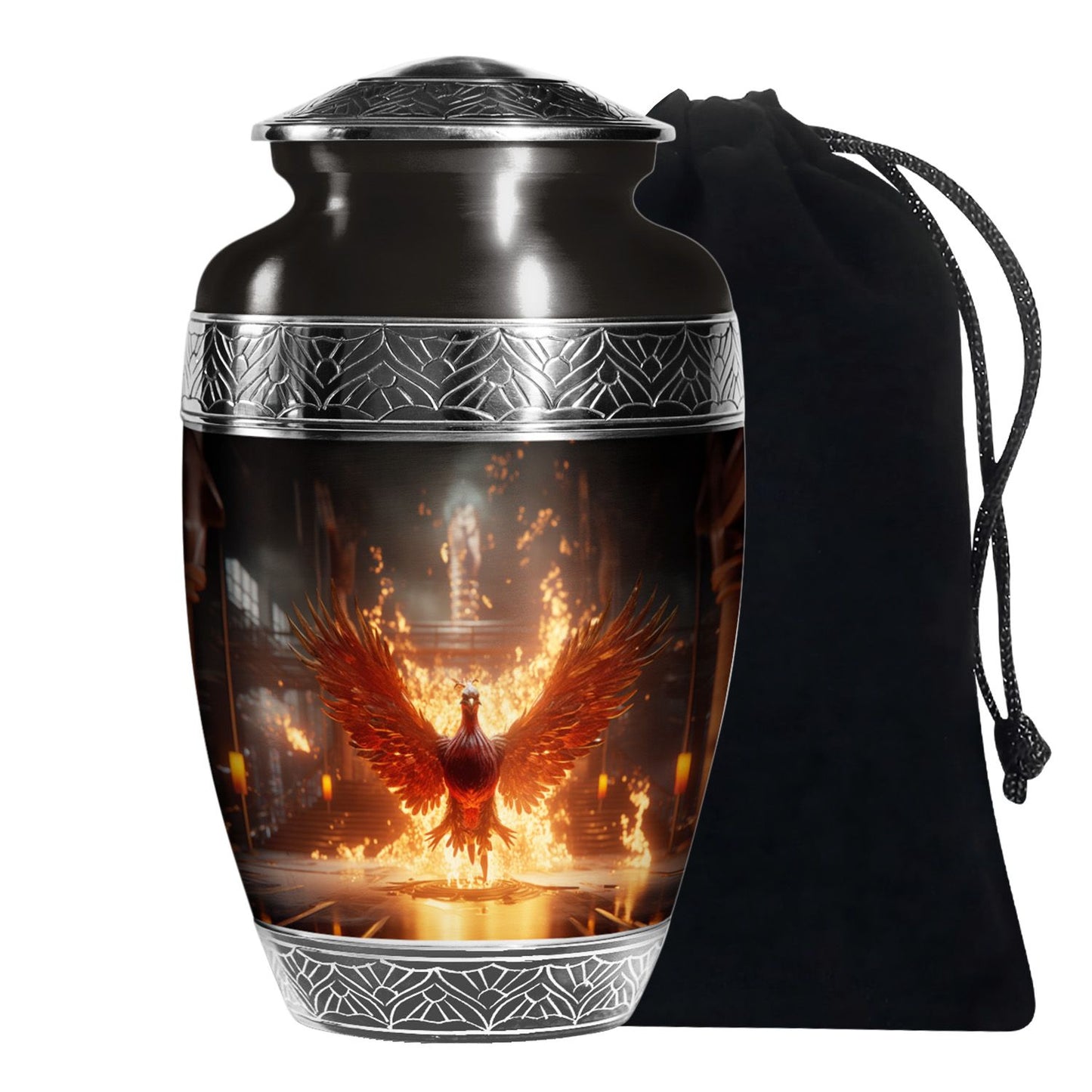 Phoenix Cremination Urn for Human Ashes - Urn for Men