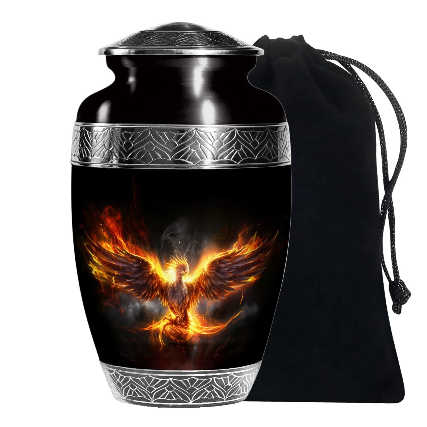 Phoenix Cremation Urn for Adult Men & Women - Urn for Human Ashes