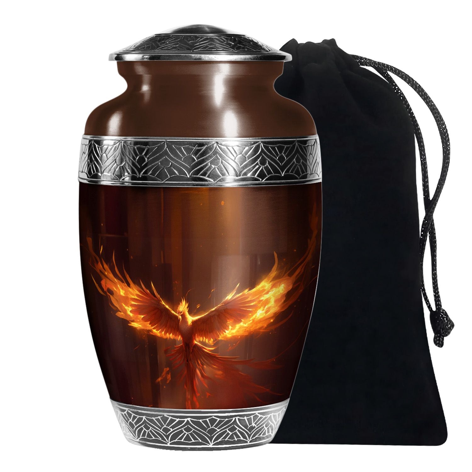 Elegant Funeral Phoenix Urn - Adult Male Burial Urns for Ashes