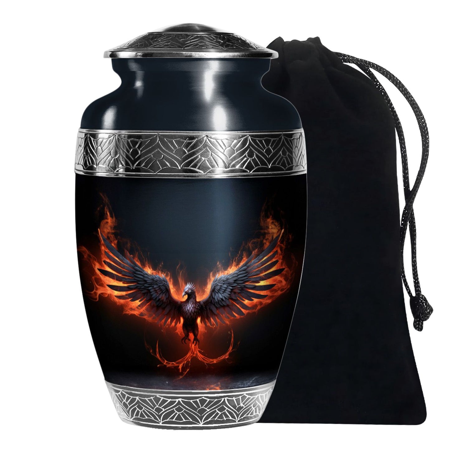 Elegant Phoenix Urn - Funeral Cremation Urns for Adult Human Ashes