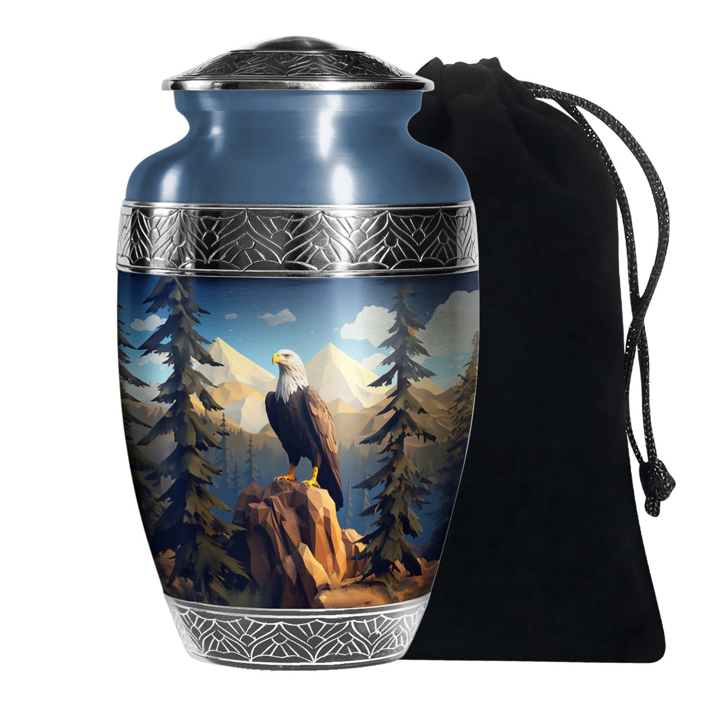 Personalized Eagle Cremation Urn for Adult - Yatskia