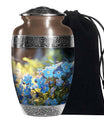 Forget Me Not Flower Cremation Urn for Human Ashes - Scorpion Grasses Urn
