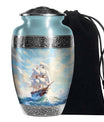 Sailing Ship Urn For Women & Men - Ocean Keepsake Urns For Human Ashes