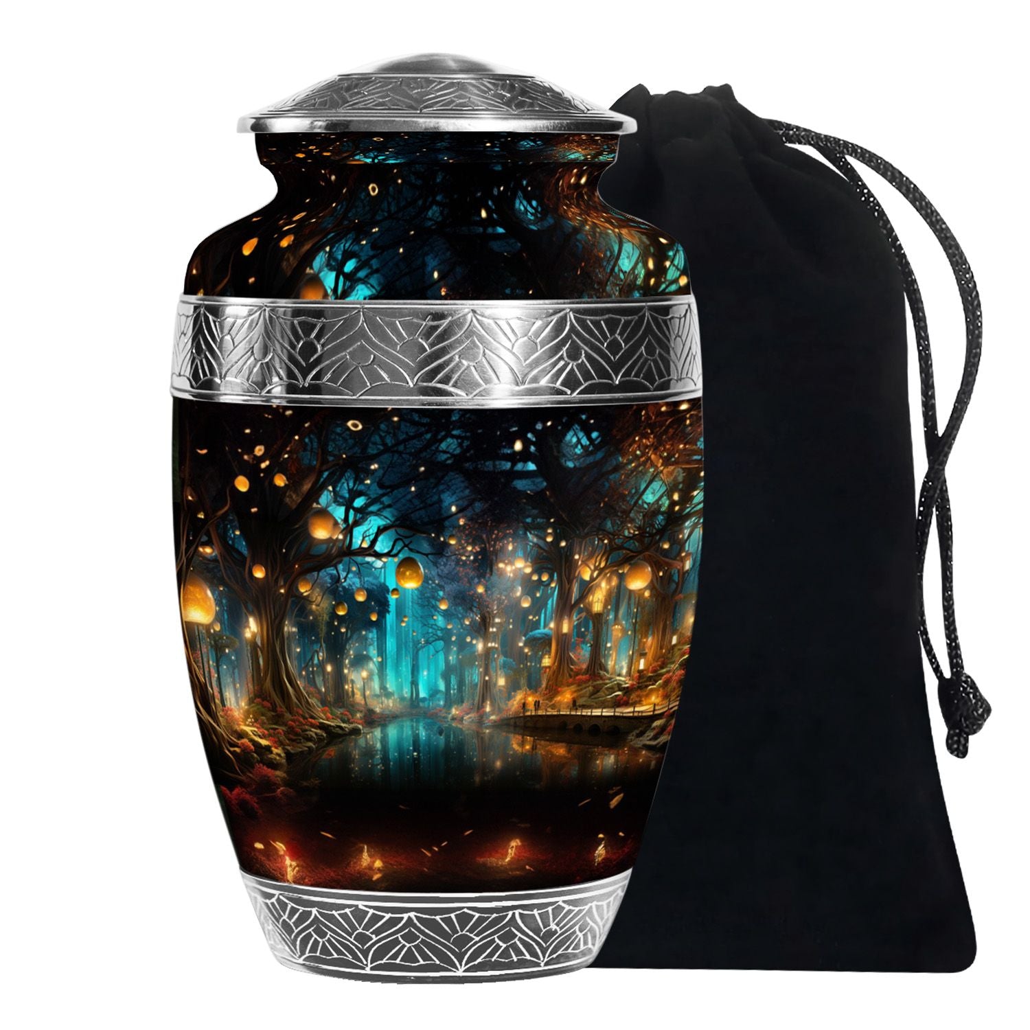 Mystical Forest Urns For Burial In Ground - Magical Cremation Urns For Human