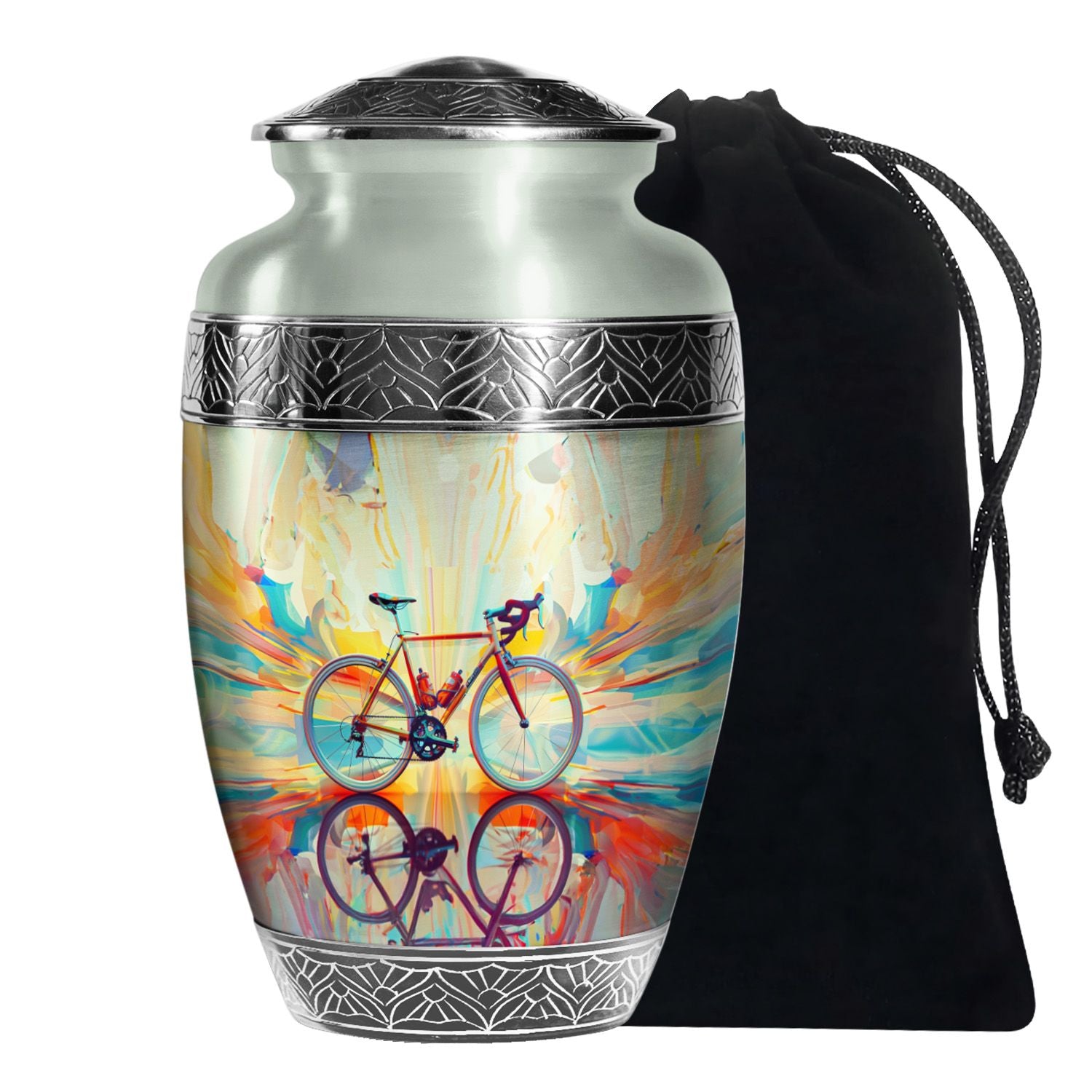 Bicycle Urn for Human Ashes – Cyclist Cremation Ashes Keepsakes