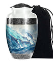 Dolphins Cremation Urn For Ashes – Ocean Wave Memorial for Adults