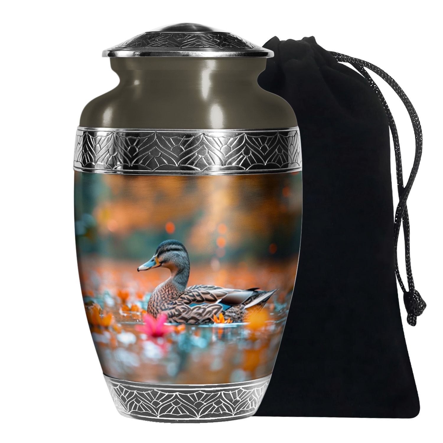 Duck Urn For Ashes For Men - Duck Large Urns For Human Ashes Adult Male