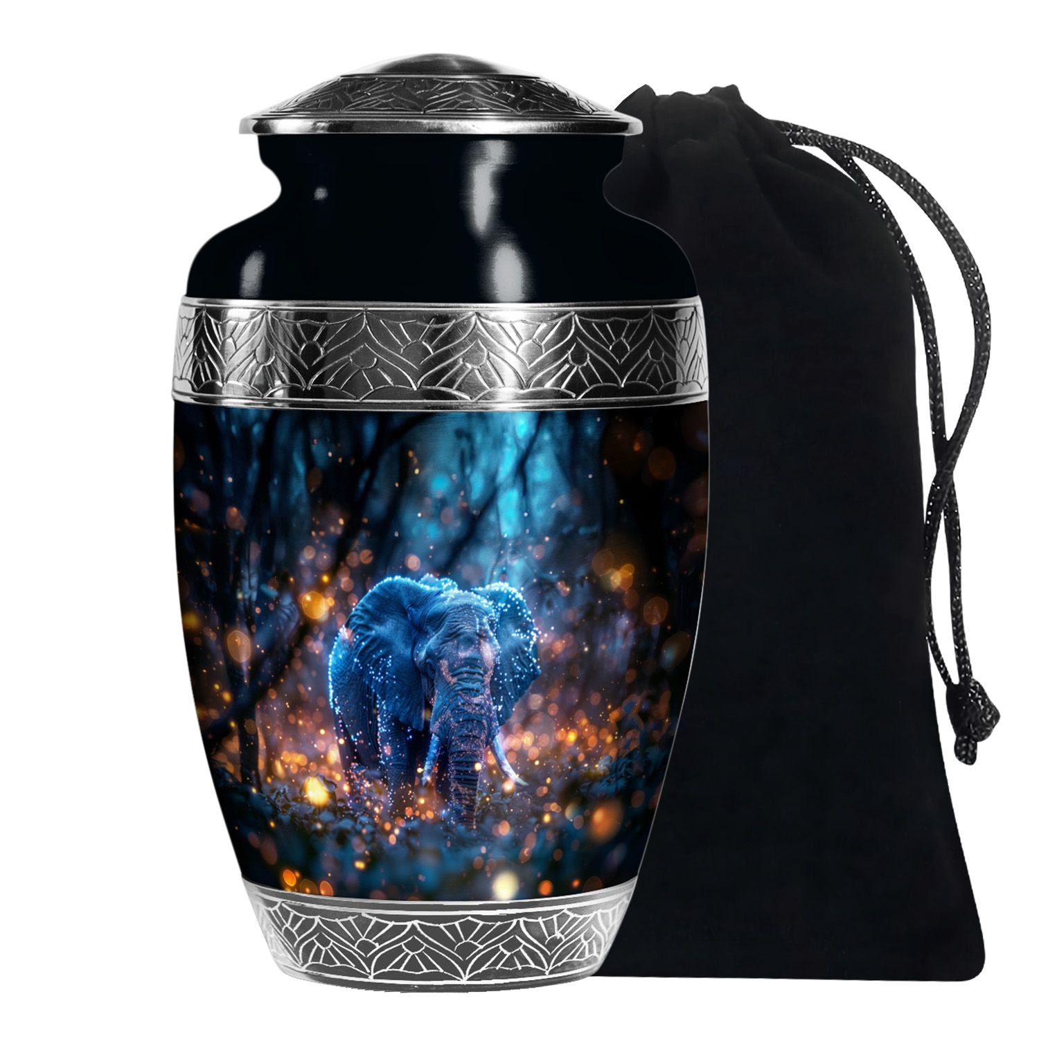 Elephant Cremation Urn – Blue Forest Tribute Cremation Keepsakes Urns