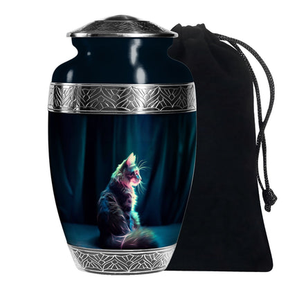 Personalized Pet Cremation Urn for Pet Ashes - 10-inch, 200 cu in - Yatskia