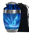 Blue Aurora Cremation Urn – Arctic Sky Cremation Ashes Urns Combo