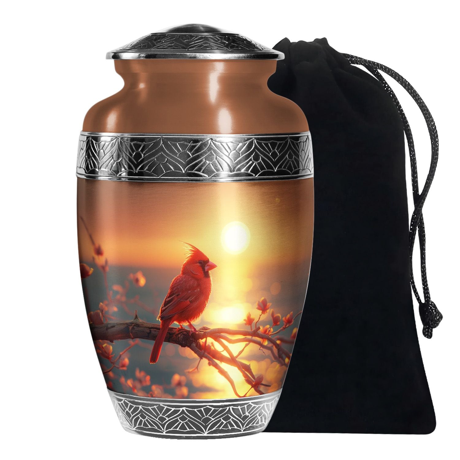 Cardinal Cremation Urn For Ashes  – Bird Cremation Urns For Women