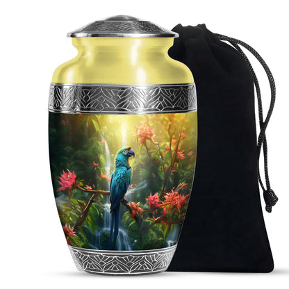 Personalized Bird Keepsake Urn for Human Ashes - 10-inch, 200 cu in - Yatskia