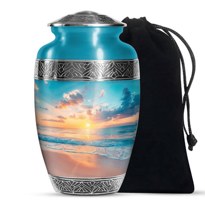 Ocean Cremation Urn for Adult Ashes - Beach Cremation Keepsake Urns