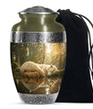 Bear Cremation Urn – Polar Bear Sunset Memorial Funeral Urn For Men
