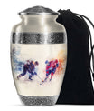 Ice Hockey Cremation Urn for Adult Ashes - Sports Cremation Keepsake Urn