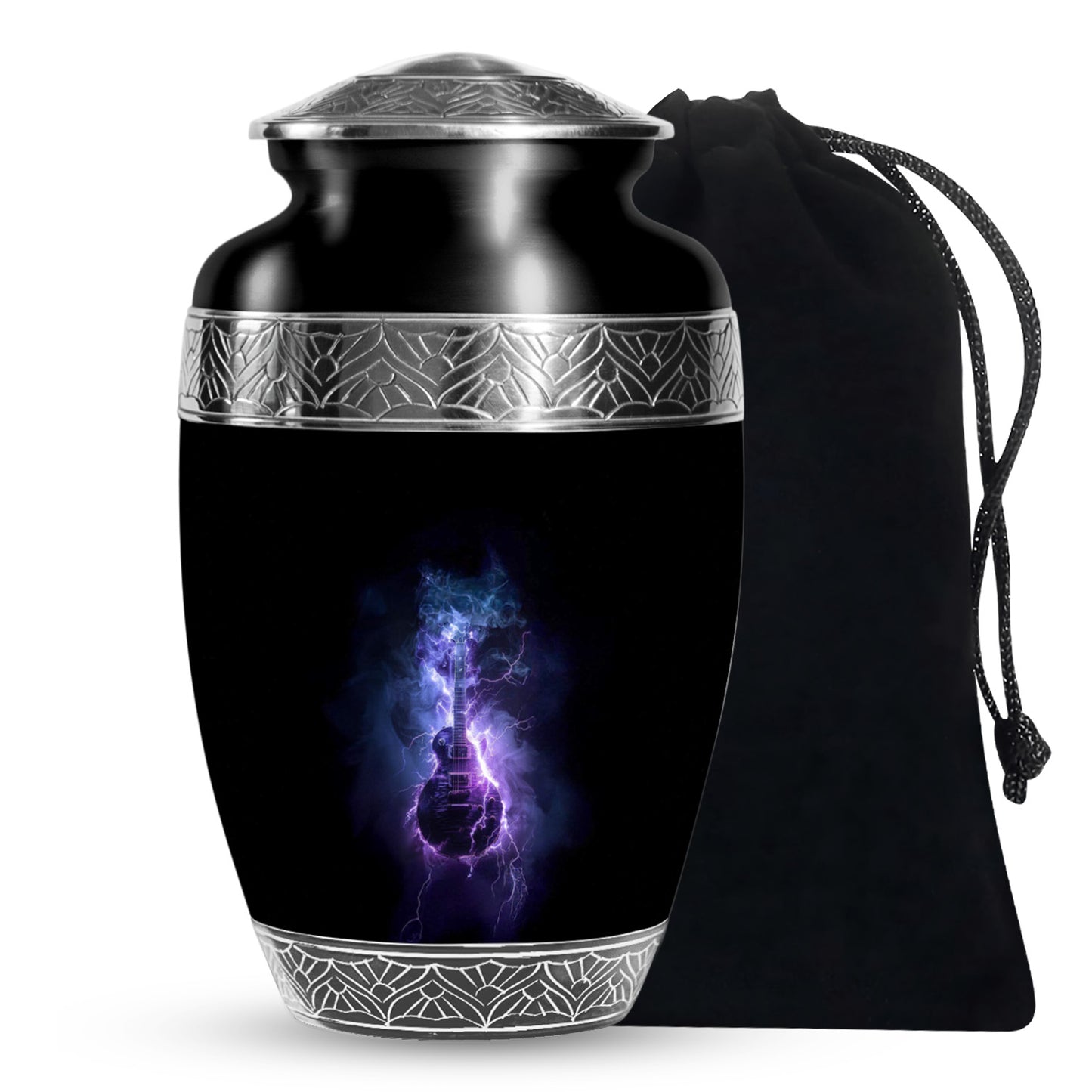 Personalized Guitar Cremation Urn for Human Ashes - Yatskia