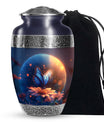 Bule Butterfly Urn For Mom - Sun Flower Cremation Urn For Ashes