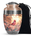 Cardinal Bird Urn For Adult Female - Bird Burial Urns Adult Female