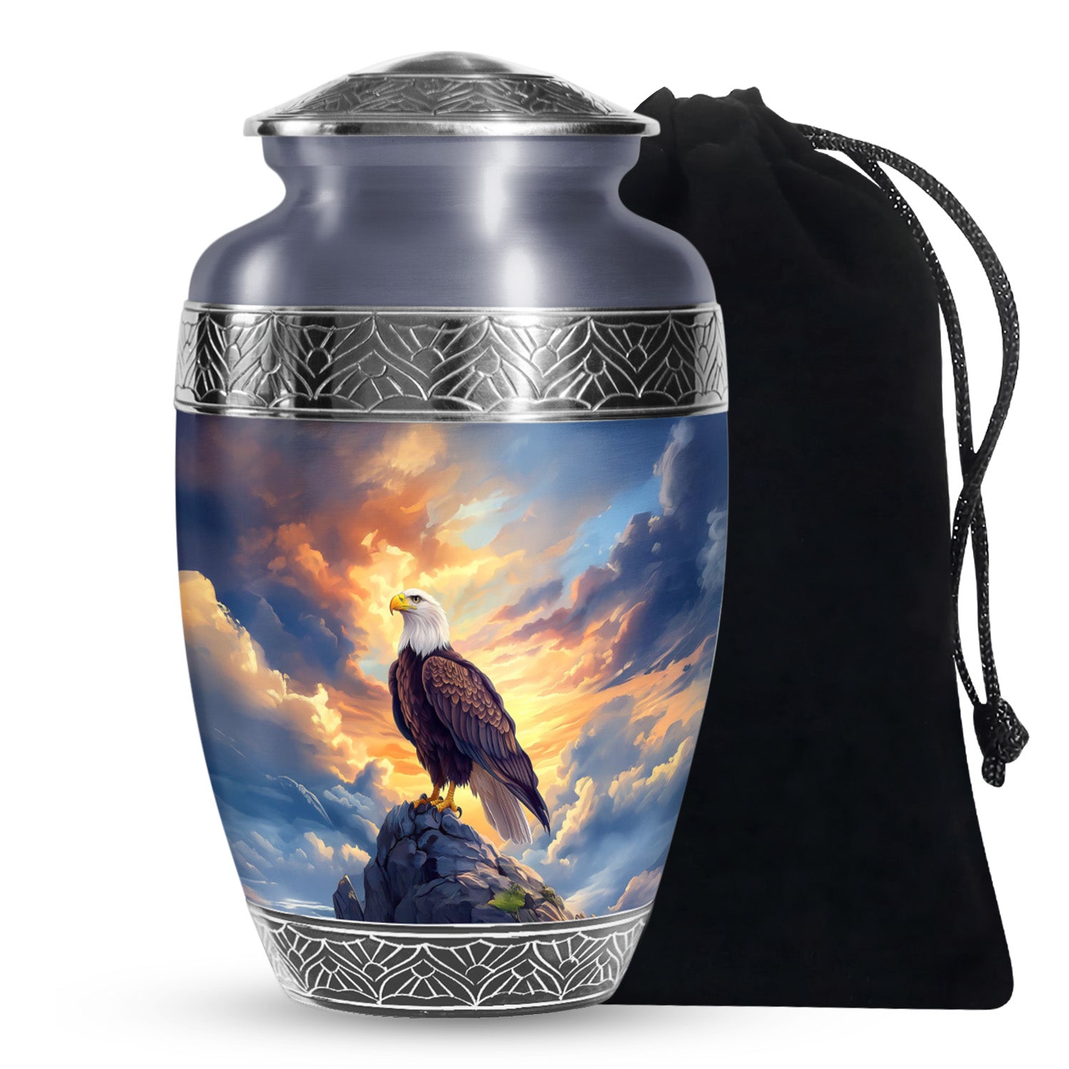 Eagle Funeral Cremation Urns For Ashes – Bird Keepsake Urns For Men