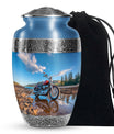 Motorcycle Cremation Urn for Ashes – Biker Tribute Funeral Urns