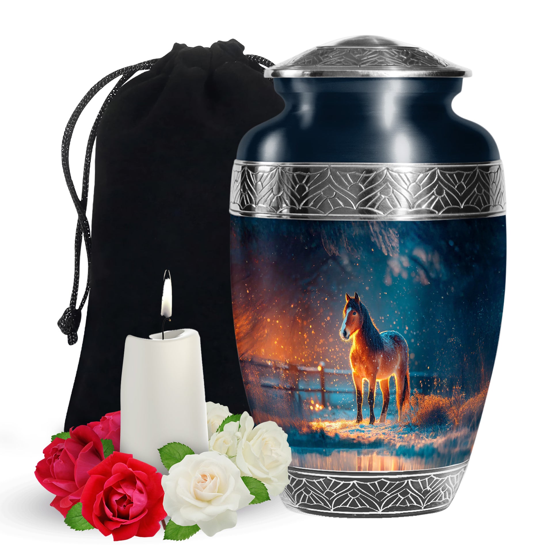 Horse Funeral Urns For Human Ashes – Keepsake Urns For Men Ashes